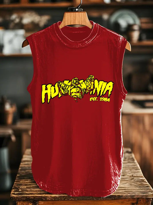 Men’s Rip Brother Printed Tank Tops Red / S