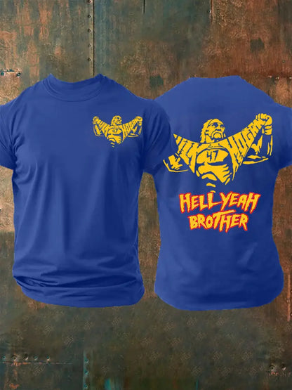 Men’s Rip Brother Short Sleeves T-shirt Royal Blue / S