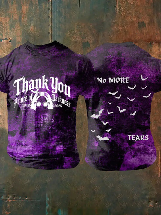 Men’s Rock Legends T-shirt Black-Purple / S
