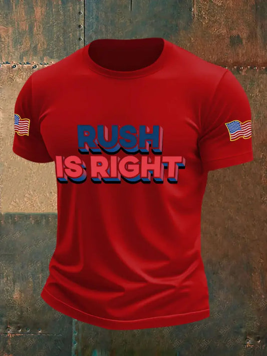 Men’s rush was right T-shirts Pure Red / S