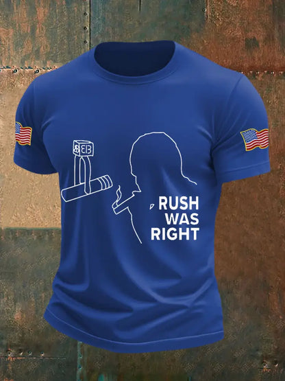 Men’s rush was right T-shirts Royal Blue / S