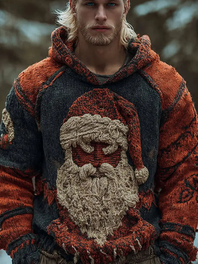Men’s Santa Claus Hoodie As picture / S
