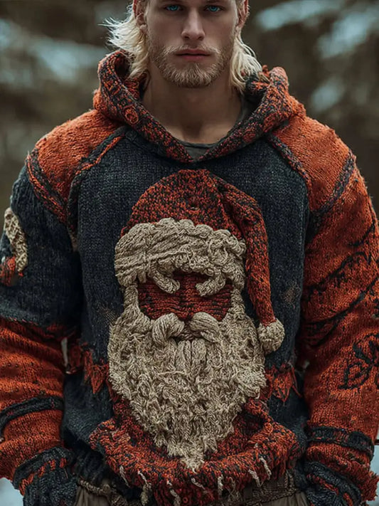Men’s Santa Claus Hoodie As picture / S