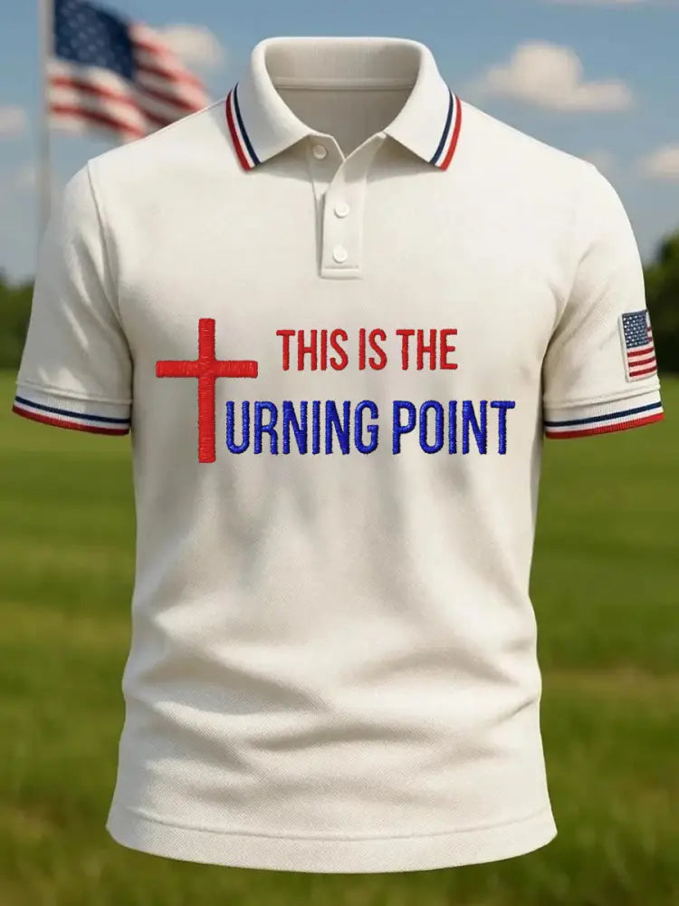 Men’s This Is The Turning Point R.I.P Charlie Kirk Top Creamy-White / S