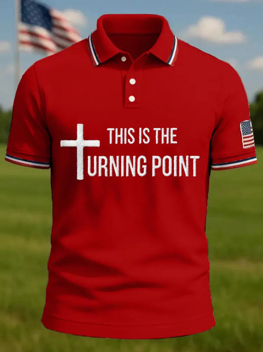 Men’s This Is The Turning Point R.I.P Charlie Kirk Top Red / S