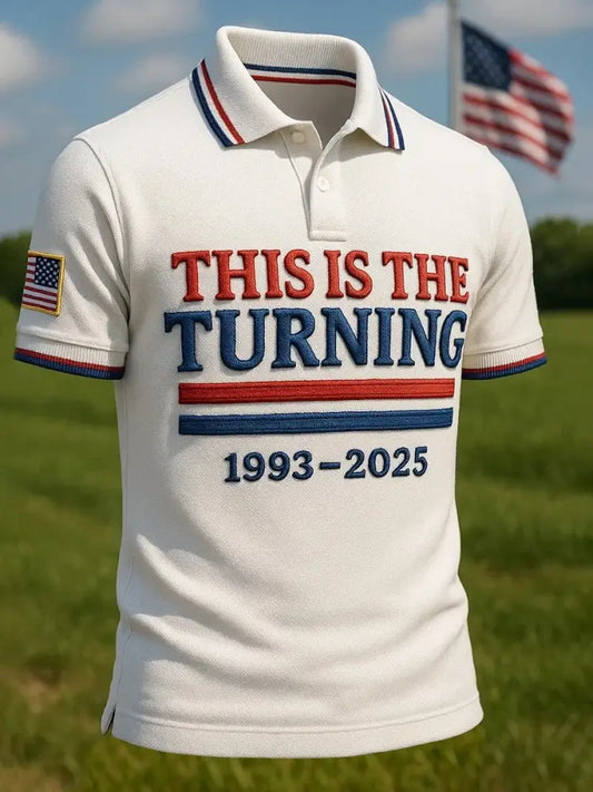 Men’s This Is The Turning Printed Shirt White / S