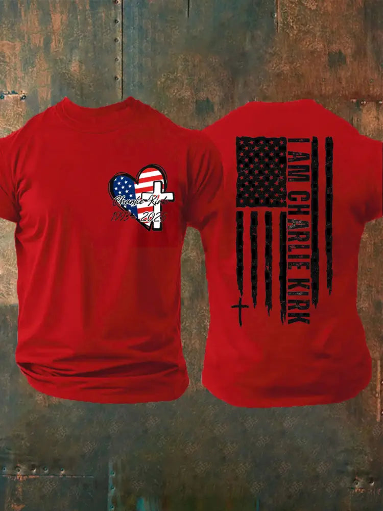 Men’s True Patriot 31 Printed T-shirt Pure Red / S