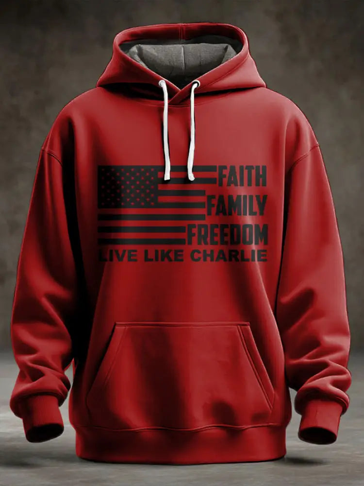Men’s True Patriot Memorial Printed Hoodie