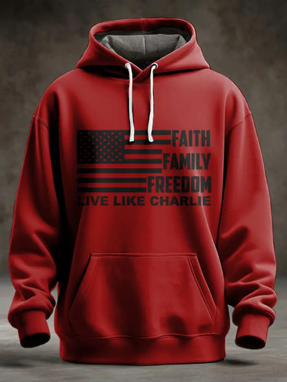 Men’s True Patriot Memorial Printed Hoodie