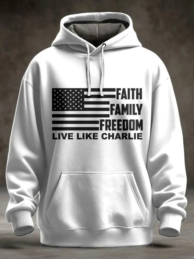 Men’s True Patriot Memorial Printed Hoodie