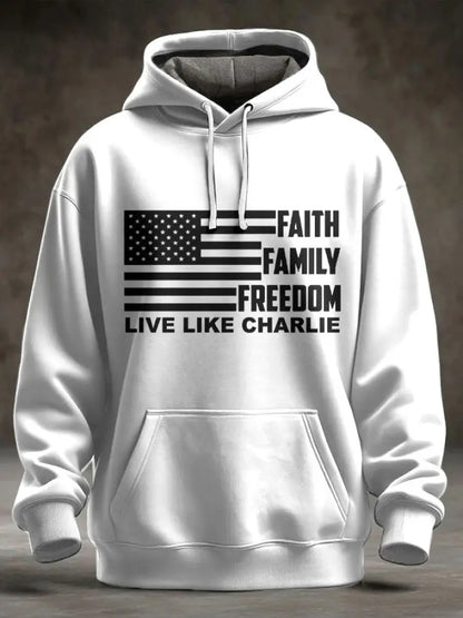 Men’s True Patriot Memorial Printed Hoodie
