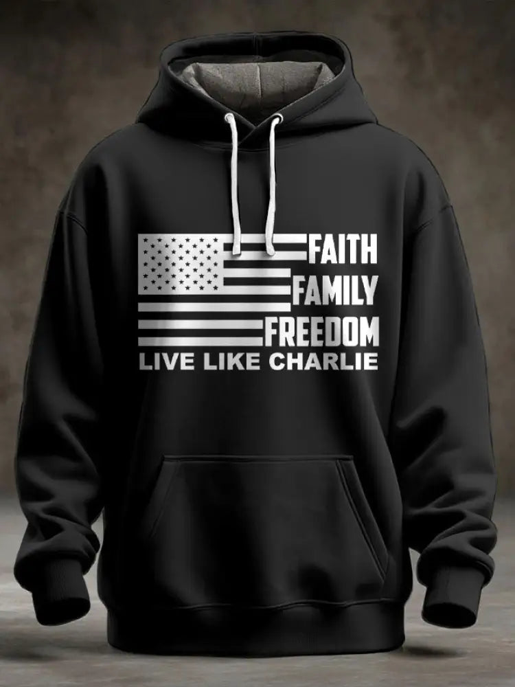 Men’s True Patriot Memorial Printed Hoodie