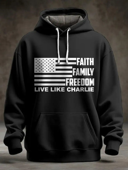 Men’s True Patriot Memorial Printed Hoodie
