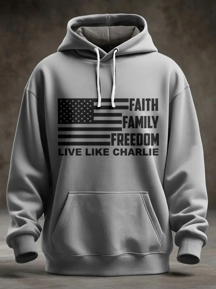 Men’s True Patriot Memorial Printed Hoodie