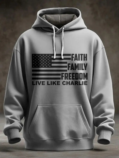 Men’s True Patriot Memorial Printed Hoodie