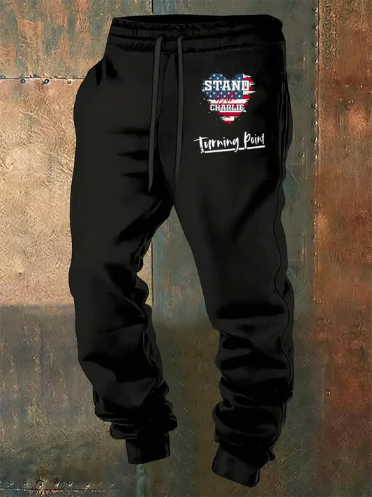 Men’s Turning Point Art Print Casual Trousers A / S