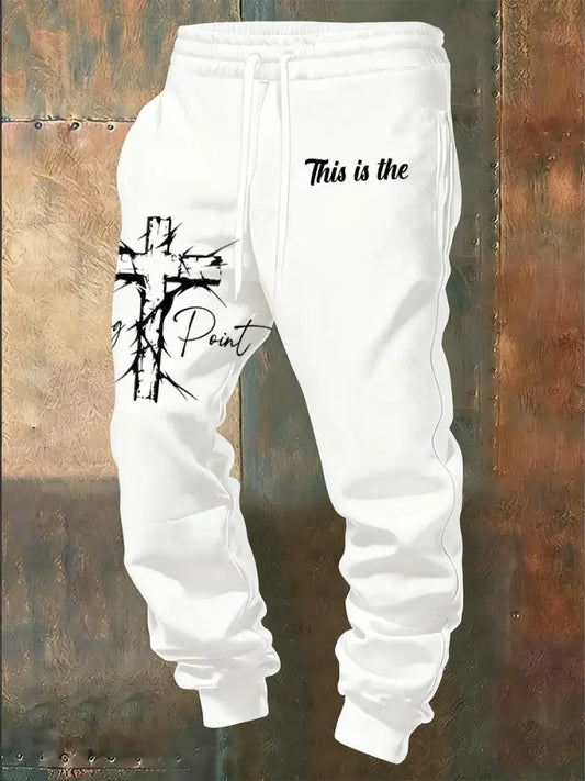 Men’s Turning Point Art Print Casual Trousers A / S