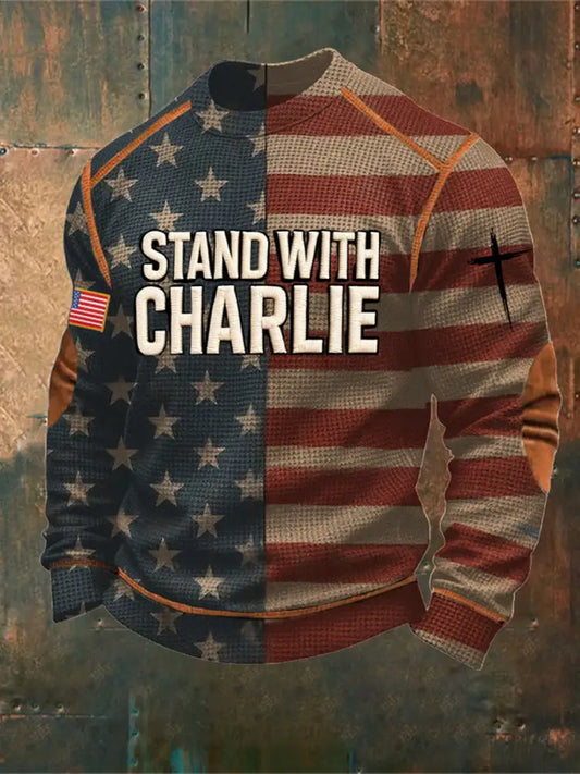 Men’s Turning Point Charlie Kirk Short Sleeve Commemorative Sweatshirt A / S