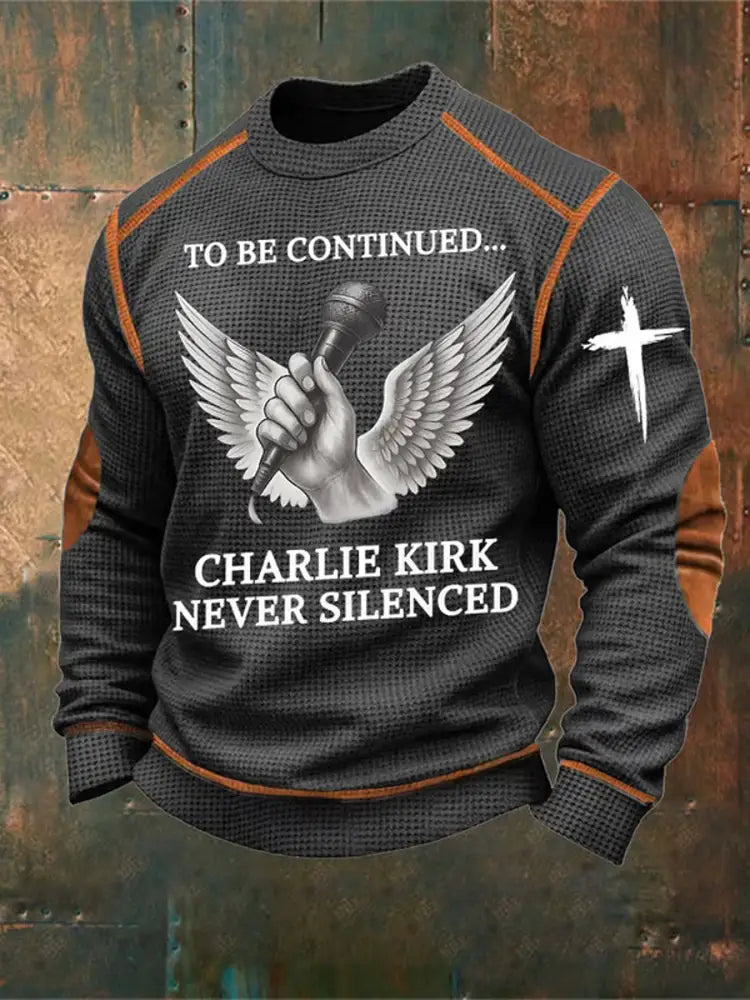 Men’s Turning Point Charlie Kirk Short Sleeve Commemorative Sweatshirt A / S