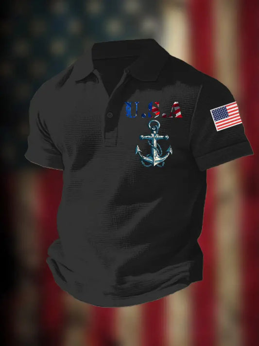 Men’s United States Navy Short Sleeve T-Shirt Black / S