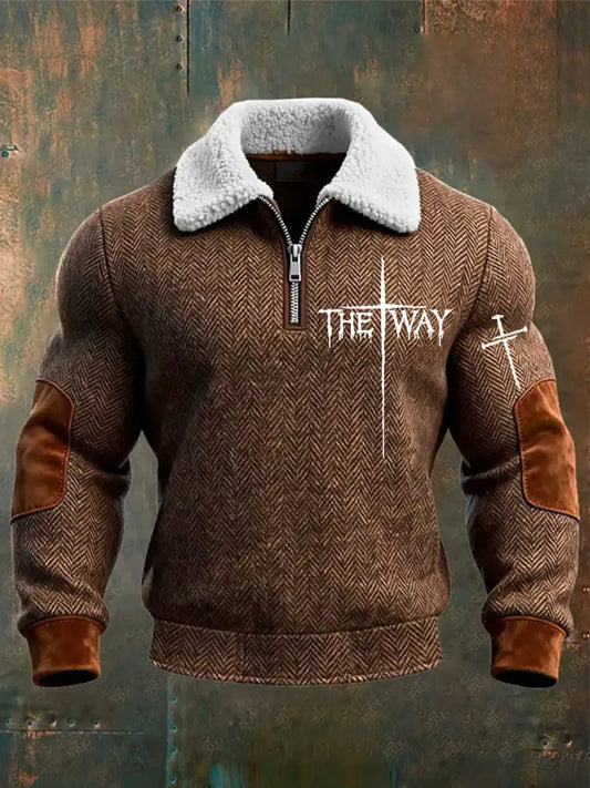 Men’s Vintage Art Faith Casual Sweatshirt A / S