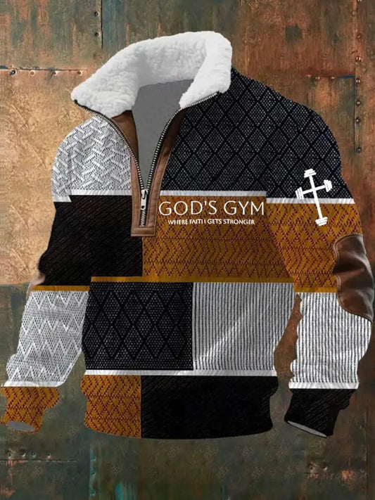 Men’s Vintage Art Faith Casual Sweatshirt A / S