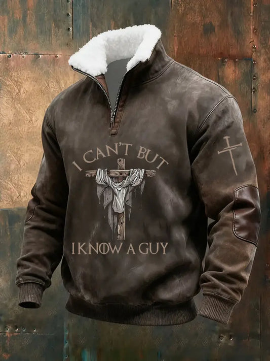 Men’s Vintage Art Faith Casual Sweatshirt A / S