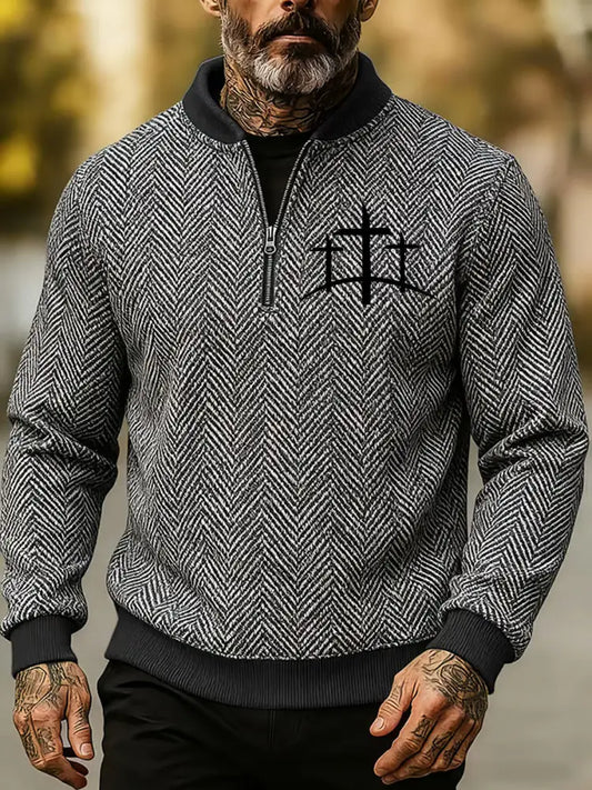 Men’s Vintage Art Faith Casual Sweatshirt A / S