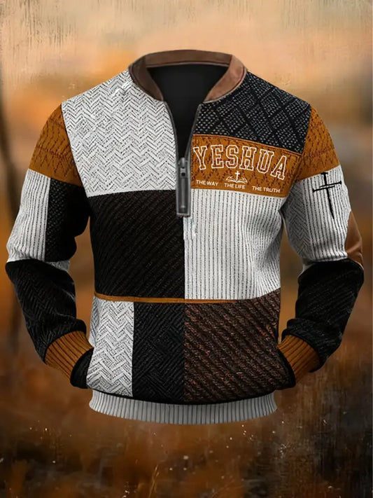 Men’s Vintage Art Faith Casual Sweatshirt A / S