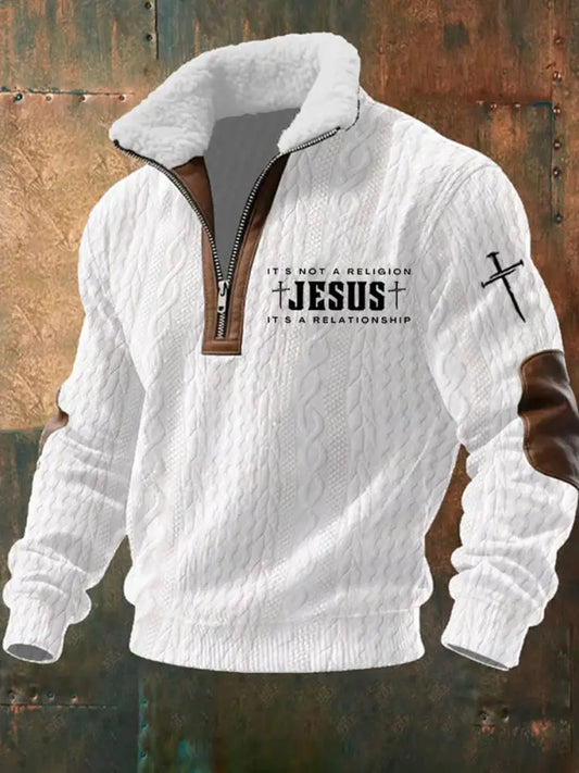 Men’s Vintage Art Faith Casual Sweatshirt A / S