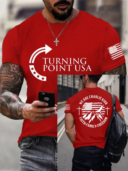 Men’s WE ARE CHARLIE KIRH T-shirt Red / S