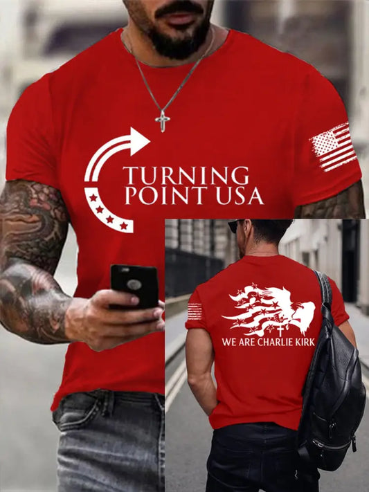 Men’s WE ARE CHARLIE KIRH T-shirt Red / S