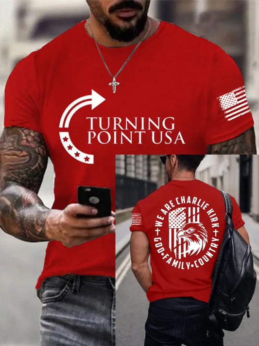 Men’s WE ARE CHARLIE KIRH T-shirt Red / S