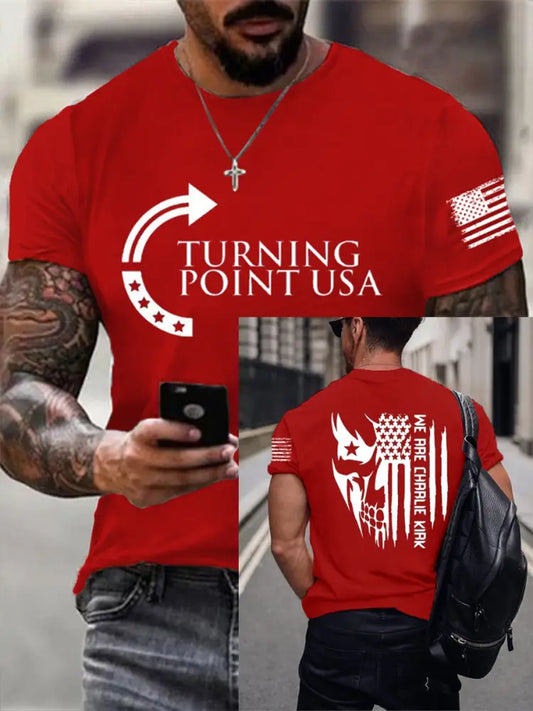 Men’s WE ARE CHARLIE KIRH T-shirt Red / S