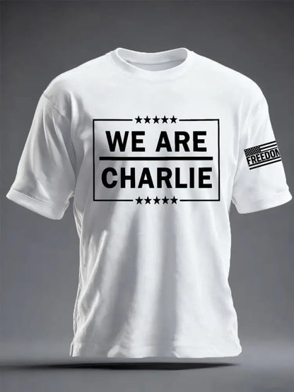 Men’s We Are Charlie Kirk Now! R.I.P Charlie Kirk Tee White / S