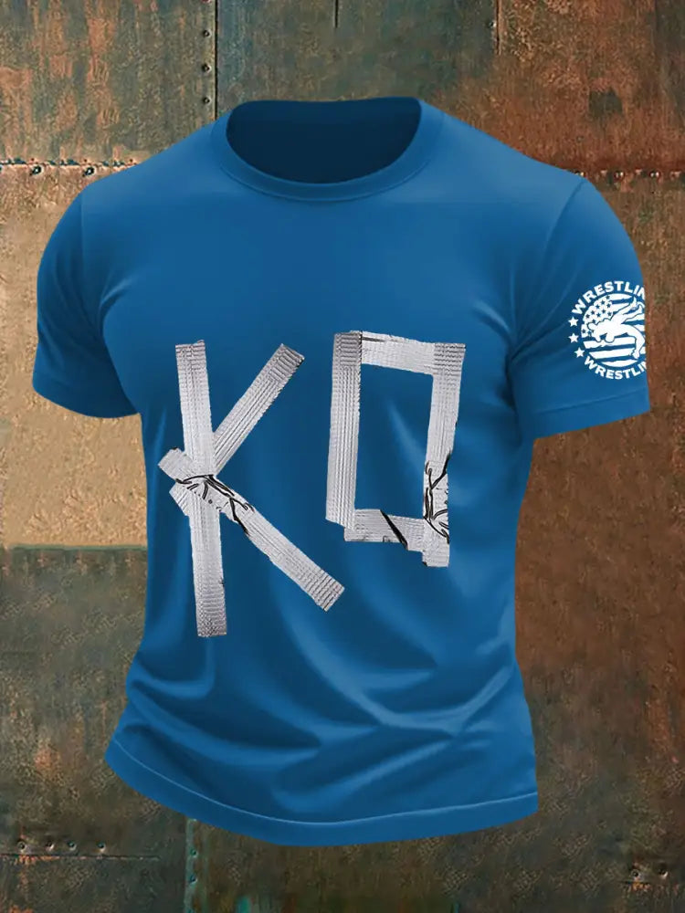 Men’s Wrestling ko T-shirts Blue / S