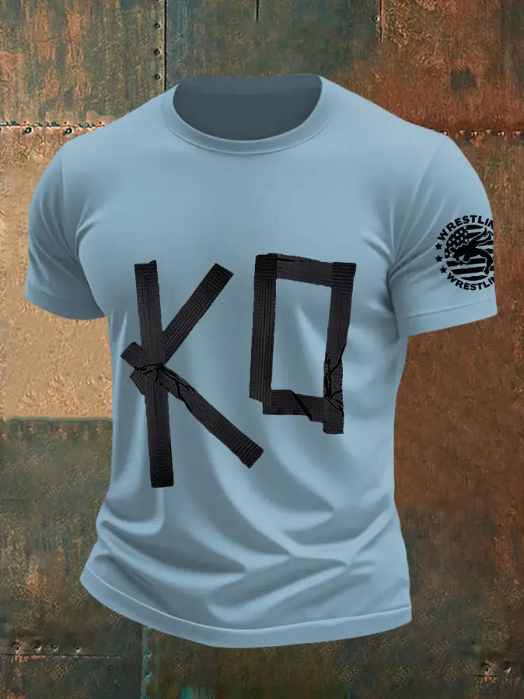 Men’s Wrestling ko T-shirts Sky Blue / S