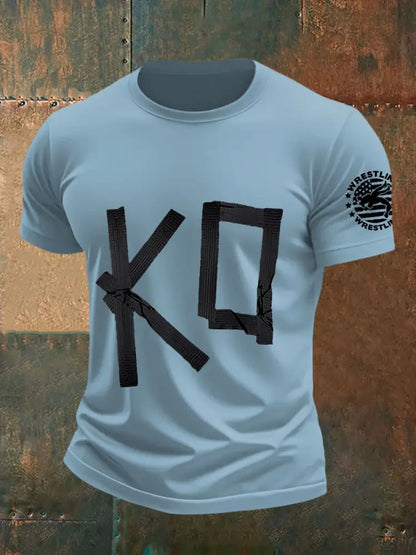Men’s Wrestling ko T-shirts Sky Blue / S