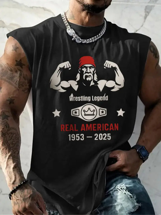 Men’s Wrestling Legend Forever Remembered vests Black / S