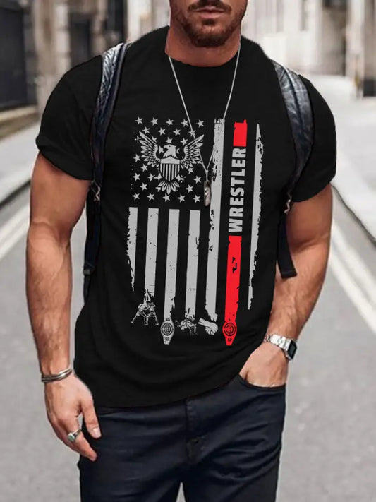 Men’s Wrestling T-shirts Black / S