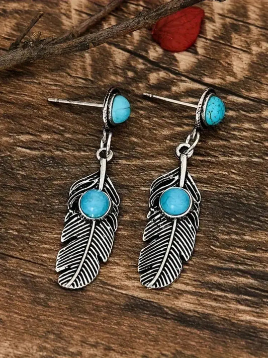 Native American feather earrings As picture / JM