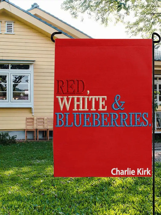 ’Red White & Blueberries’ Garden Flag 30*45 Red / 45CM