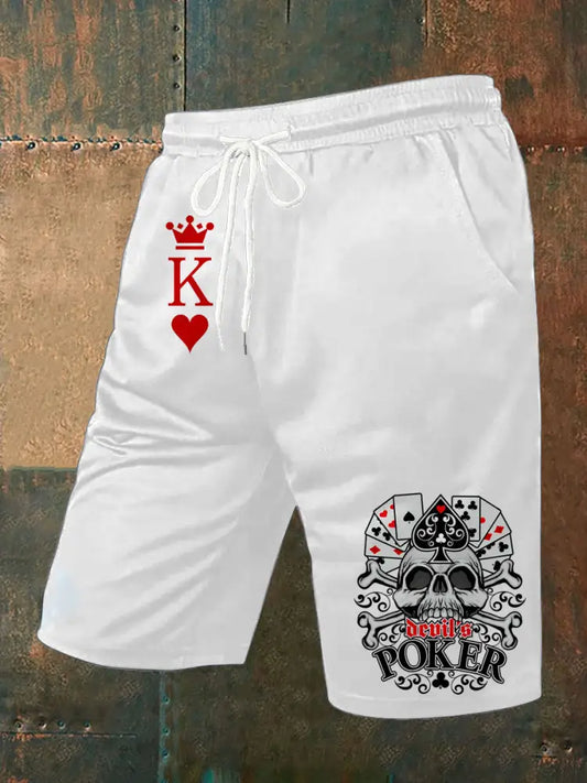 Retro Poker Art Track Shorts A / S