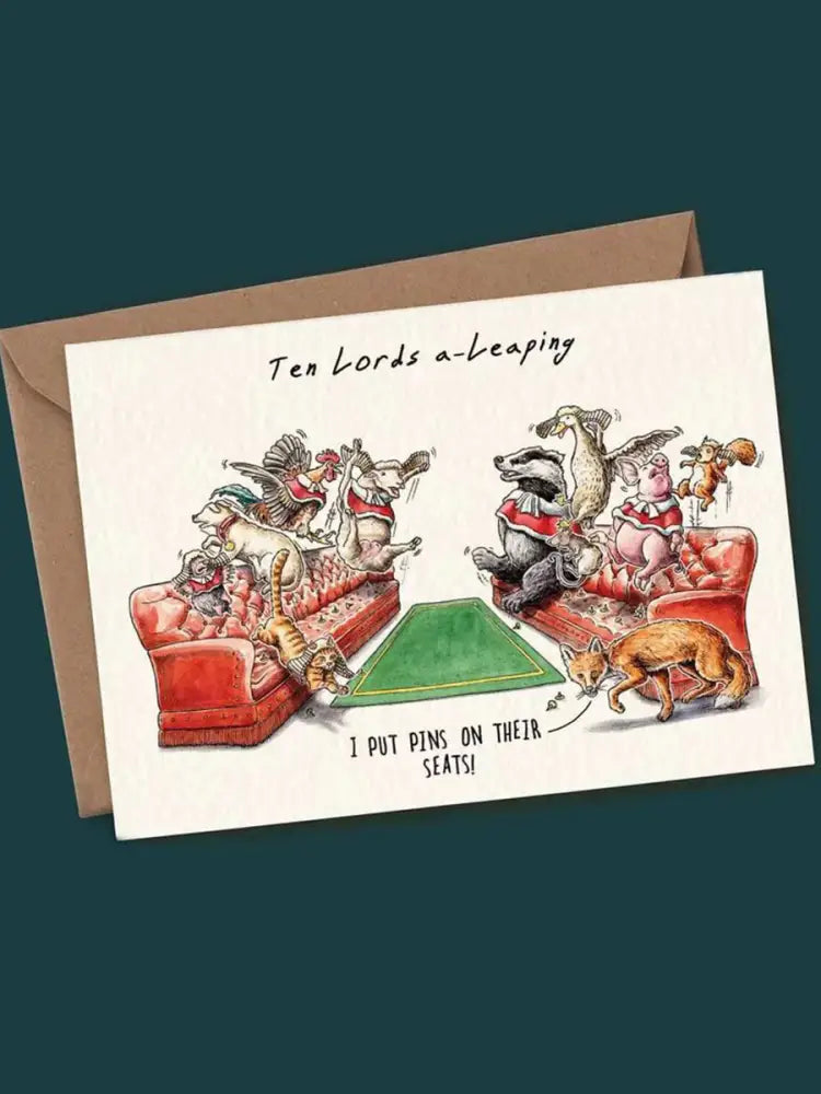 Twelve Days Of Christmas Card Set As picture / ONE