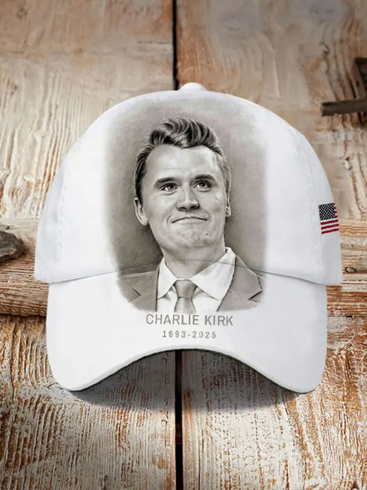 Unisex A True Patriot R.I.P Charlie Kirk Hat White / ONE