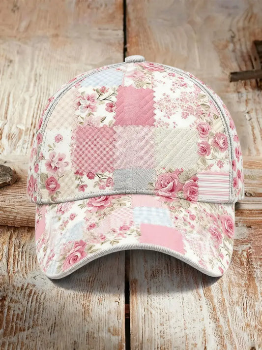 Unisex Breast Cancer Pink Print Hat As picture / ONE
