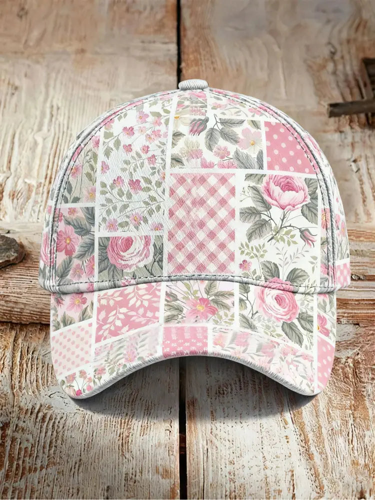 Unisex Breast Cancer Pink Print Hat As picture / ONE