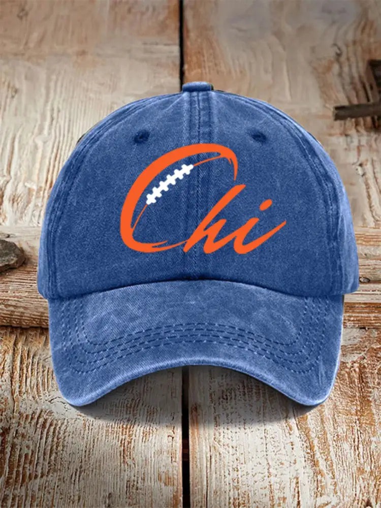 Unisex Football Fans Lovers Gameday Hat Blue / ONE