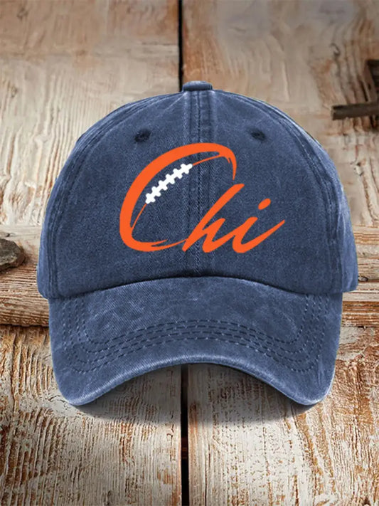 Unisex Football Fans Lovers Gameday Hat Navy Blue / ONE