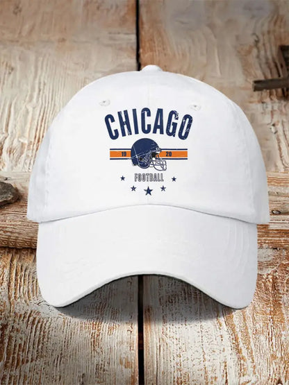 Unisex Football Fans Lovers Gameday Hat White / ONE